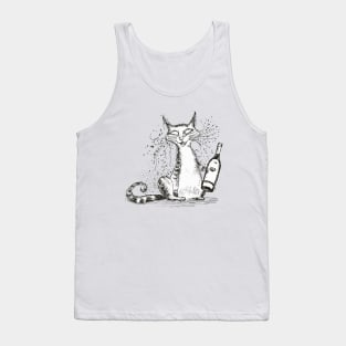 Alcohol Cat Tank Top